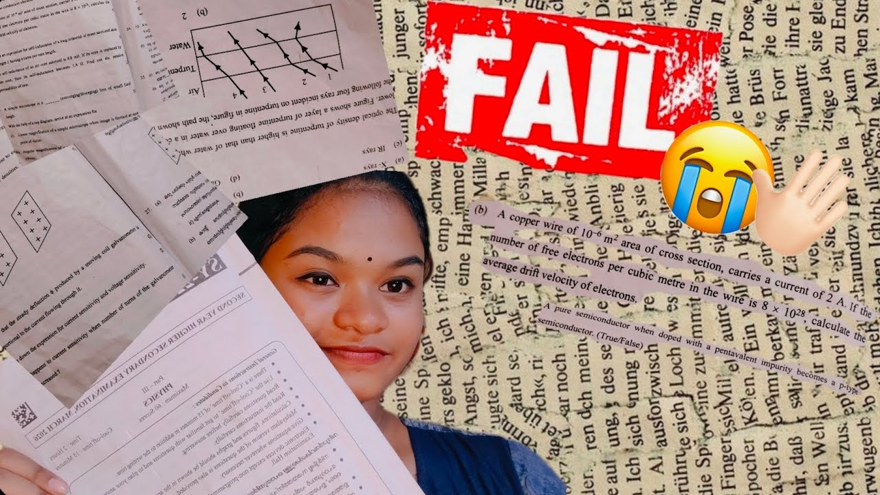 Physics Fail akumoo😭😭 pass akuvoo🫠❤️#physics #examreview #chemistry #physicsexam #boardexam #2026 