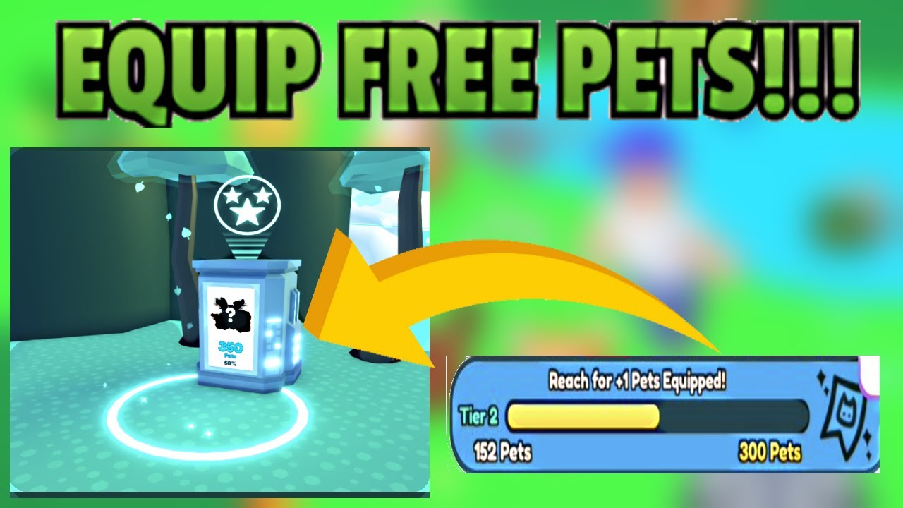 HOW TO EQUIP PETS FOR FREE!! Roblox Pet Simulator x Leaks YouTube
