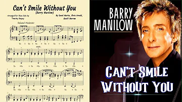 Barry Manilow || Can't Smile Without You (Piano Cover)