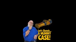 Mummy Case Sketch and Facts: Wrapped Up In History! VERTICAL