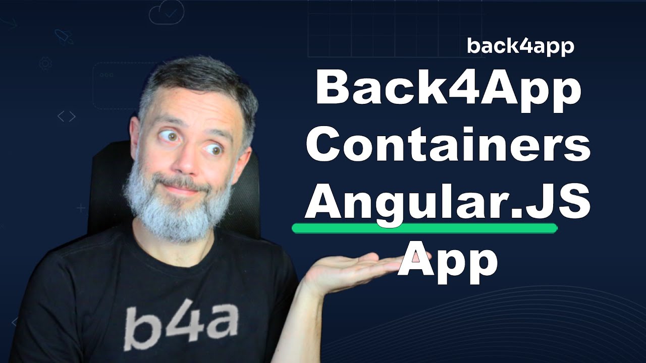 Deploying a Angular JS App in Back4App Containers - YouTube