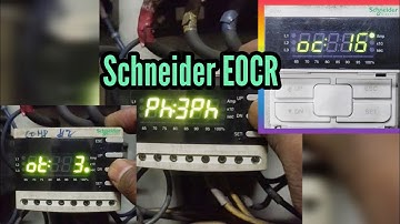 motor protection relay  | EOCR 3DM2 | schneider make | electronics motor protection relay | overload