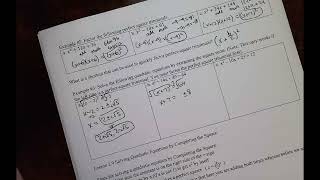 UAFS MATH 11003 Lesson 2.8 Example #3 Solving Quadratics by Extracting the Square Root