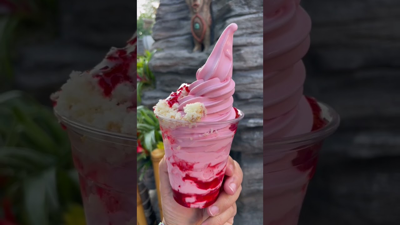 Strawberry Dole Whip Sundae at 