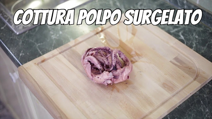 Come cucinare il polpo congelato: tutorial facile