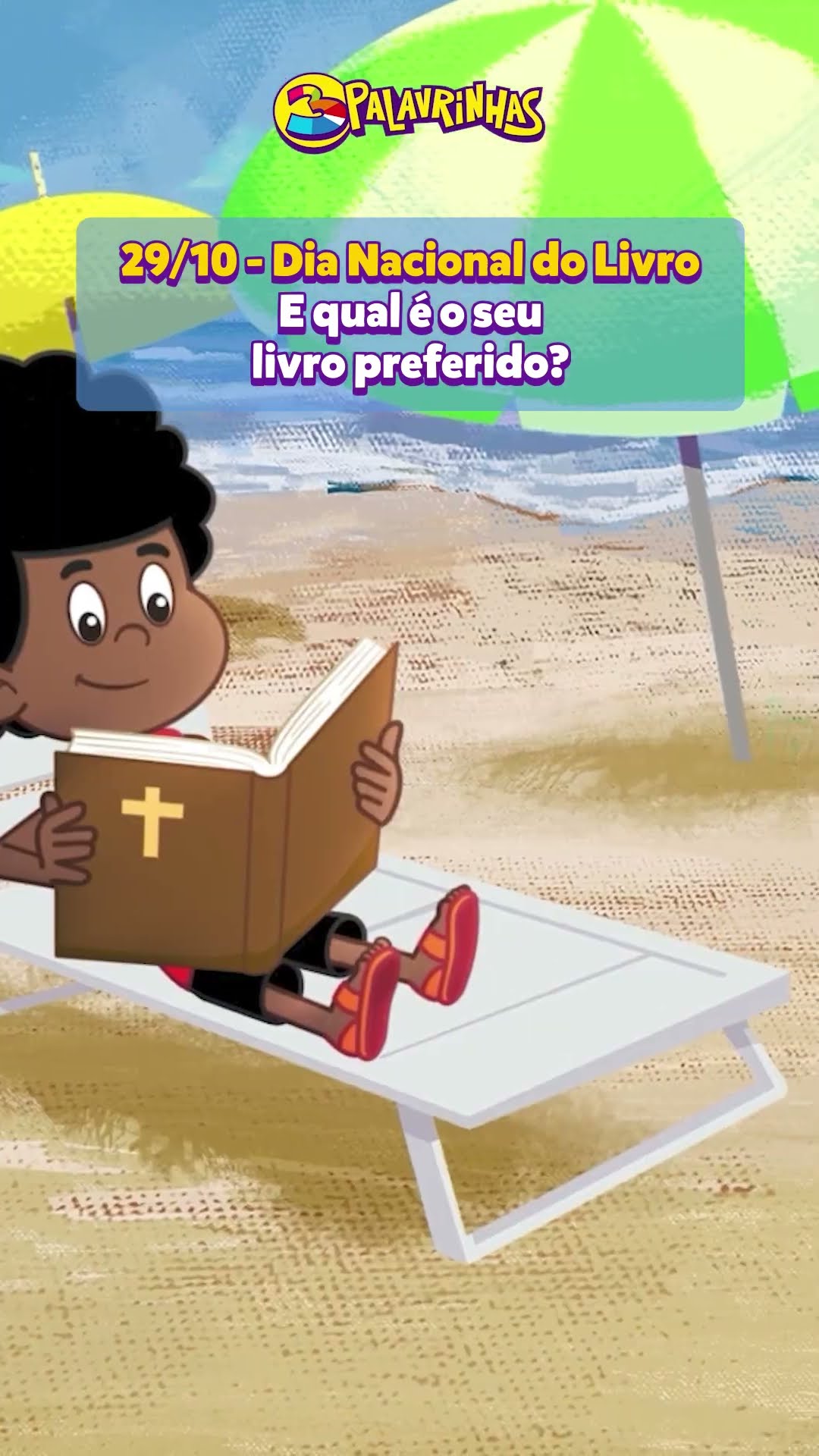Lembre-se sempre de separar um momentinho para ler a Bíblia e orar, amém amiguinhos?! #3palavrinhas