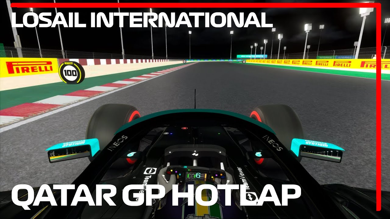 Lewis Hamilton Onboard Lap - 2021 Qatar GP Losail [Assetto Corsa]