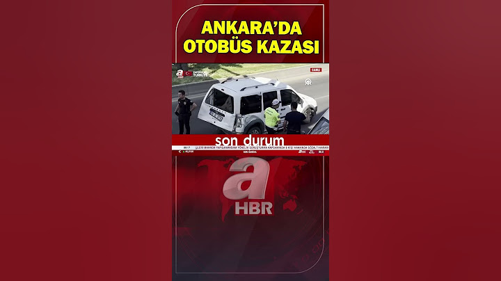 Ankara'da belediye otobüsü kaza yaptı! Yaralılar var | A Haber
