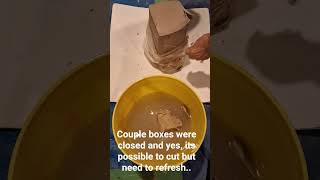 Stoneware clay 20 years old purchased from Tucker's pottery, is it possible  to cut by wire? 