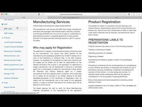 ppb v2 1 Medical Devices Food Supplements Update - Registration, Login, and Password Reset