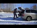 Мотоблок Patriot Волга. Перевозка мотоблока со снегоуборочной насадкой в автомобиле.
