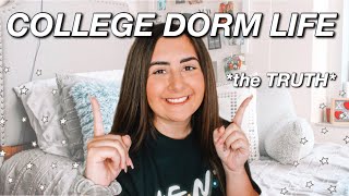 what it&#39;s REALLY like living in a COLLEGE DORM | College Dorm Life Advice 2020