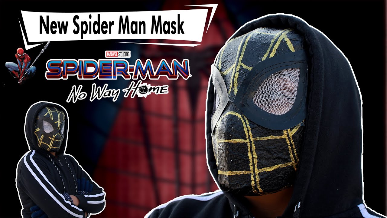 How To Make A Spider-Man Mask! (From Spider-Man: No Way Home) 