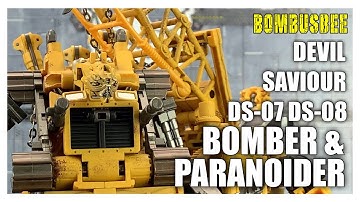 Devil Saviour DS-07 DS-08 PARANOIDER and BOMBER Transformers ROTF Hightower & Scrapmetal