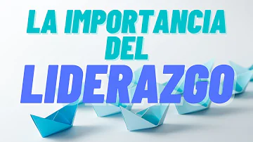 ¿Cuál es la principal importancia del liderazgo?