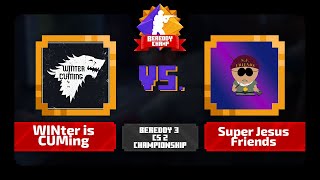 BeReddy 3 | CS 2 Championship | WINter is СUМing vs Super Jesus Friends | Div 3