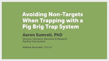 Avoiding Non-Targets When Trapping with a Pig Brig Trap System | Pig Brig Trap Systems