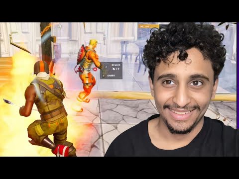 خليت اخوياي يمثلون بفورتنايت ضحك😂💔 | لا تفجررر اصبررر