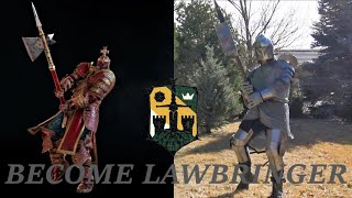 For Honor - Recreating Lawbringer's Moves (attacks, emotes, executions and more)