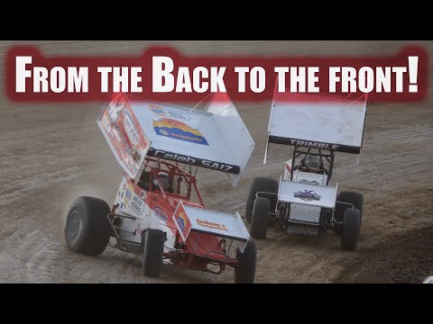 Charging from the Back to the Front! | Sweetwater Speedway | Wing 360 Sprintcar