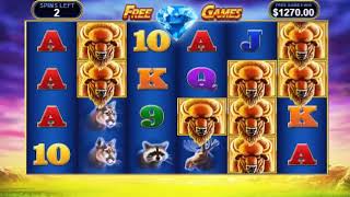 Mega Win in Free Spins!! Buffalo Blitz Slot Machine from Playtech screenshot 5