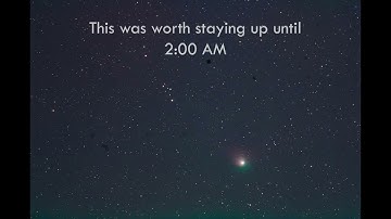 Comet C/2022 E3 (ZTF) Through my telescope!