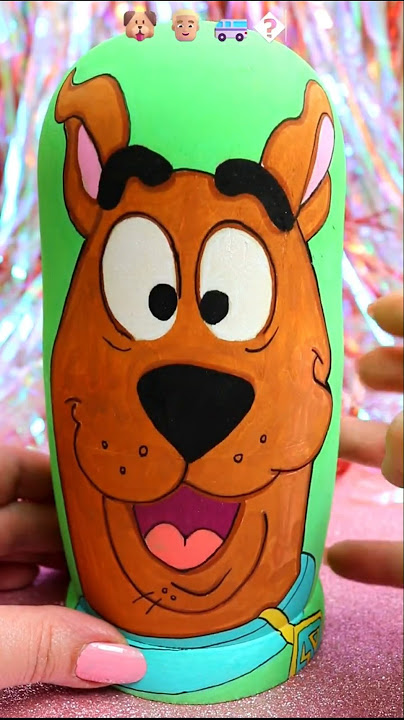 ASMR UNBOXING Scooby Doo Nesting Dolls Review ❤️#shorts #asmr #scoobydoo #trending #viral