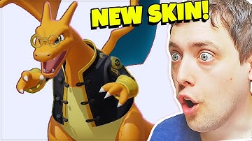 POKEMON UNITE - TESTING NEW SKIN ADEPT STYLE CHARIZARD