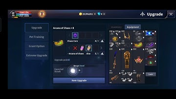 CABAL M PH | Upgrade +8 Arcana of Chaos using Free Safeguard