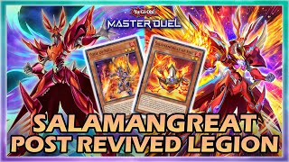 SALAMANGREAT RANKED GAMEPLAY | NEW SUPPORT FROM REVIVED LEGION IN YUGIOH MASTER DUEL