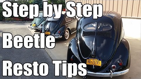 Classic VW BuGs Step By Step Beginners Restoration Beetle Note Guide