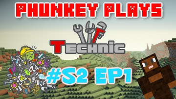 Phunkey Plays Technic - Season 2 Ep 1 Thaumcraft