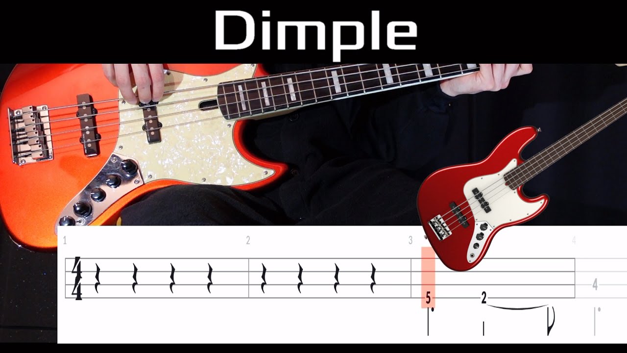 Dimple 보조개 (BTS) - (BASS ONLY) Bass Cover WITH TABS