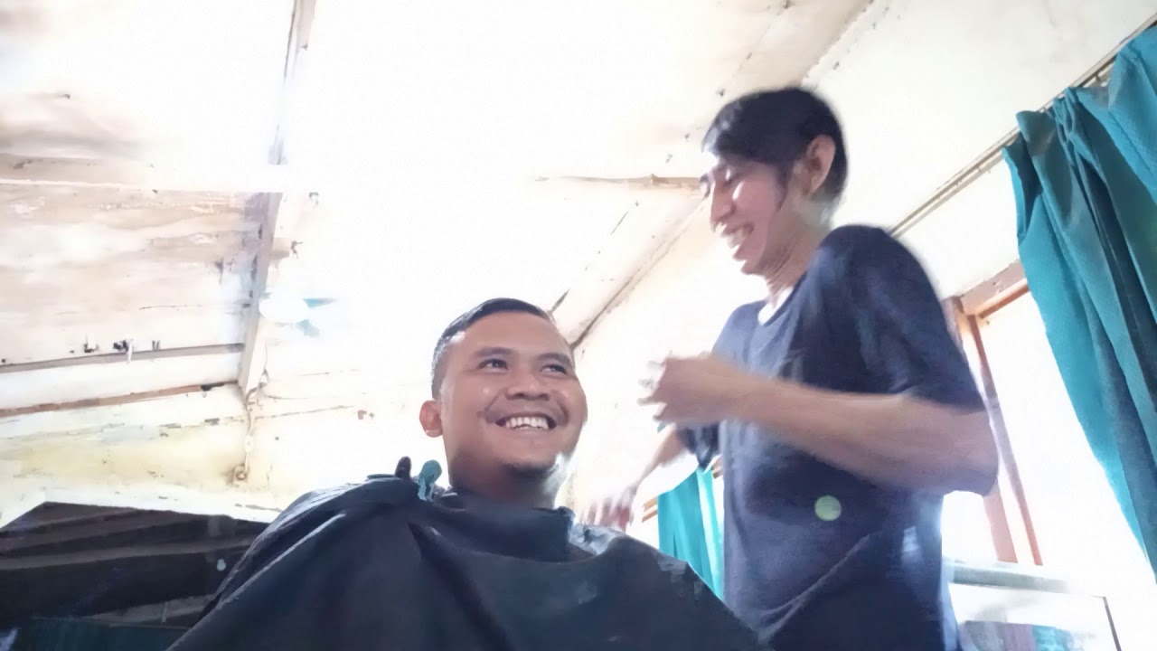  Tukang  potong  rambut  CUCUO NE part 2 YouTube