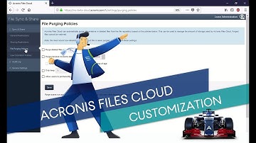 Acronis Data Cloud Technical Training: 4.3.2. Acronis Files Cloud. Customization