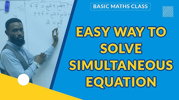SIMULTANEOUS EQUATIONS PART 2 | EASY WAY TO SOLVE SIMULTANEOUS EQUATION
