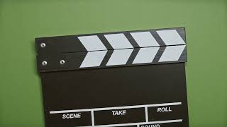 A Clapper Board Used In Film Making | Free Stock Footage - No Copyright | 4K
