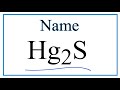 Naming and Charges of Mercury Compounds