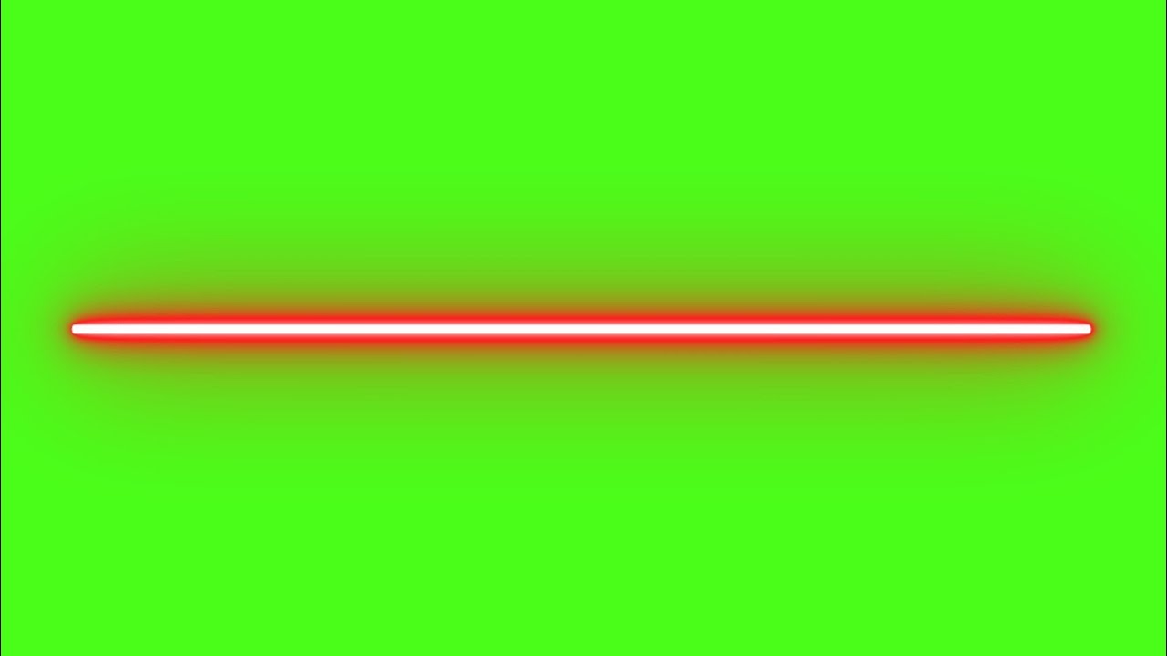 Neon Laser Light Green Screen, Neon Animation, Green Screen