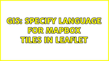 GIS: Specify language for mapbox tiles in leaflet (2 Solutions!!)
