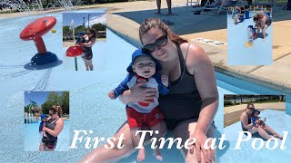 Baby’s First Time at Pool | Single Mom Vlogs