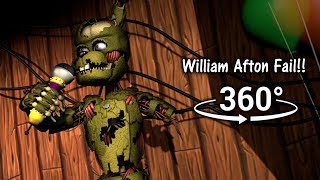 360°| William Afton Fail!! - FNAF6/FFPS [SFM] (VR Compatible)