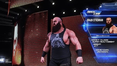 WWE 2K20 - Simulation Single Match - Braun Strowman vs Bray Wyatt