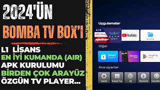 2024'ÜN EN ÇOK KONUŞULACAK TV BOX'I | L1 LİSANS + BT AİR KUMANDA VE APK KURULUMU | HIREMCO X6 PRO