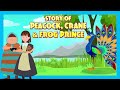 Story Of Peacock, Crane & Frog Prince | Kids Hut Storytelling | Tia & Tofu Storytelling | Kids Hut