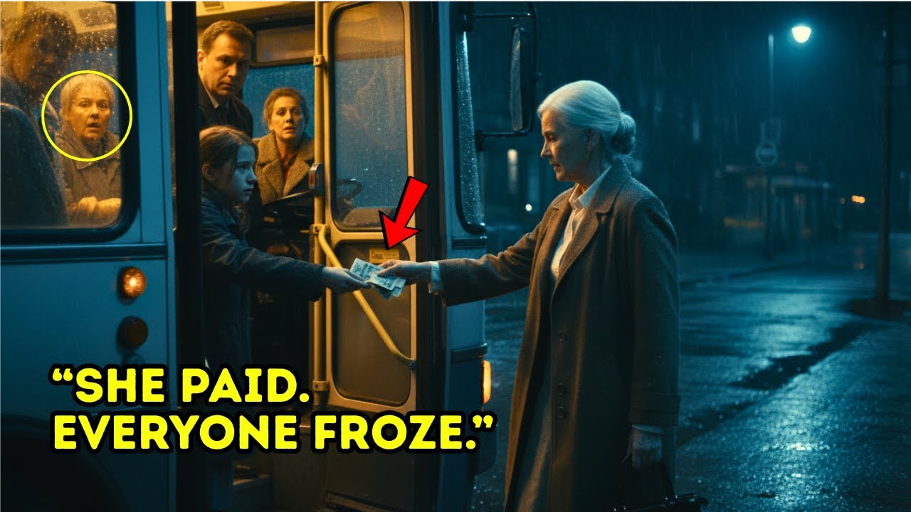 Orphan Girl Paid an Old Lady’s Bus Fare — Unaware She Was a Billionaire… Everyone Froze