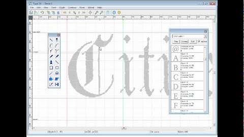 Type 3.0 font editor - how to create glyphs