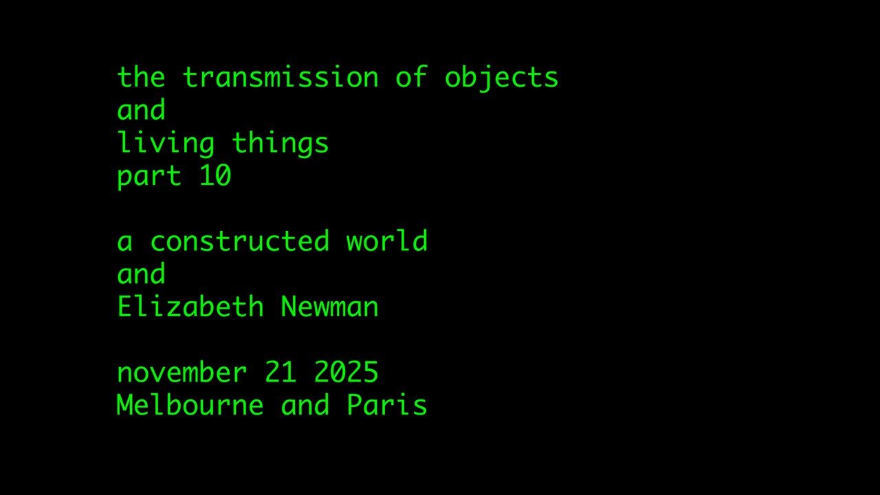 live transmission Friday November 21, 2025 (Melbourne Eastern Standard Time)