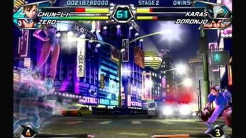 Tatsunoku Vs Capcom Chun Li and Zero