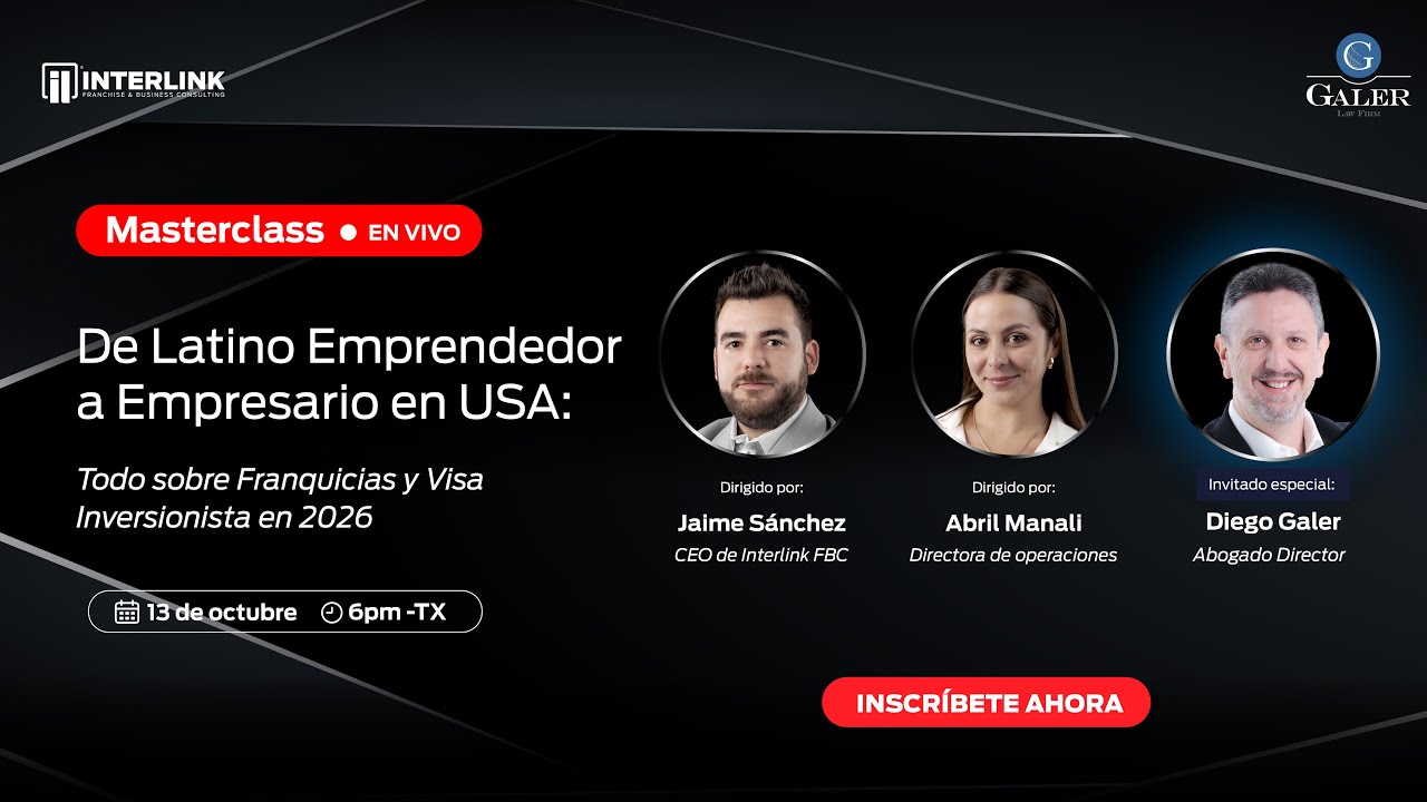 Masterclass: De Latino Emprendedor a Empresario en USA